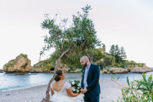 Matrimonio a Taormina Isola Bella in Sicily – La Plage Resort – Michelle e Callum
