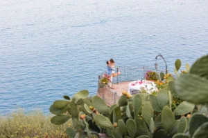 Proposta romantica vista mare al Grand Hotel San Pietro, Taormina