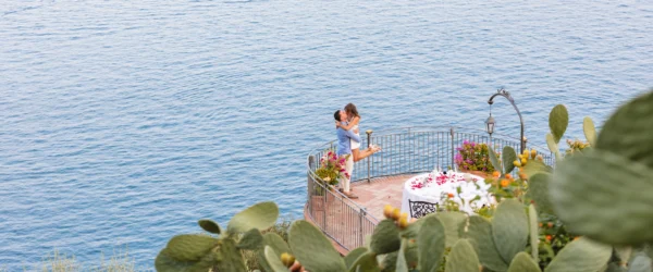 Romantic Proposal at Grand Hotel San Pietro, Taormina