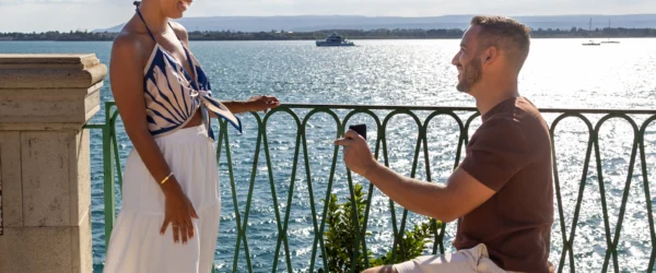 Romantic Proposal in Syracuse: Belvedere Magic and Arethusa Fountain Walk
