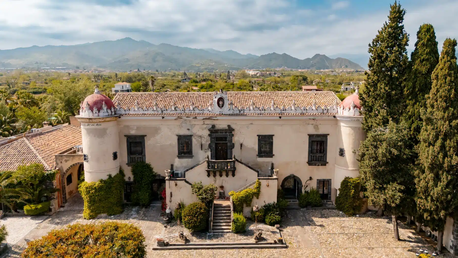 wedding in castello san marco - drone aerial sicily