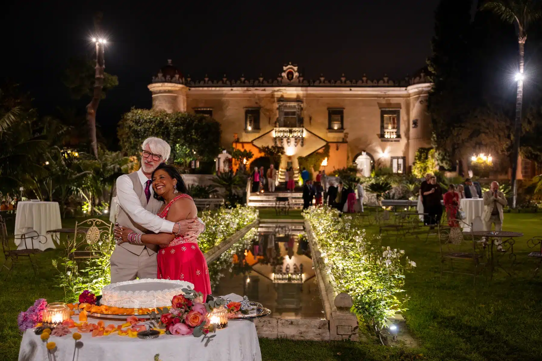 cake-garden-destination wedding in sicily