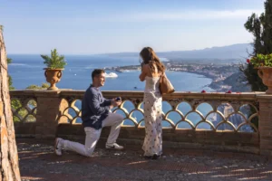 A Spontaneous Proposal in Taormina – No Venue, No Planner, Just Alex and Gina