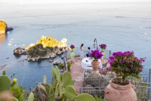 Proposal with Isola Bella View Taormina | Tommy & Diana at Grand Hotel San Pietro